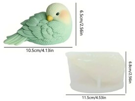 Molde silicona paloma pichon 